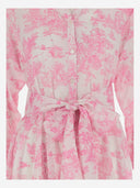 Pep's Cotton Long Dress With Floral Pattern
