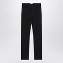 Rahmen schwarze Gerade -Beinjeans den Bleistift