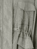 미니 라인톤 효과 스터드가있는 Pinko Technical Parka