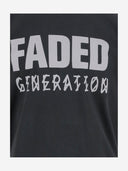 44 Label Group Cotton T Shirt With Faded Gen Print