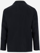 Blazer de lino de pecho de Giorgio Armani