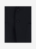 Blazer de lino de pecho de Giorgio Armani