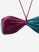 Costume da bagno widI ale con motivo a blocchi di colore