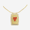 Mya Bay Red Heart Boheme Necklace