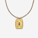 Mya Bay ketting mystic paars tweemaal bohem