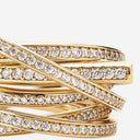 Salvatore Ferragamo Gancini Ring With Crystals 54
