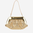 Themoire' Emera Micro Weaved Straw Laminated Clutch Bag