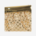 Themoire' Emera Micro Weaved Straw Laminated Clutch Bag