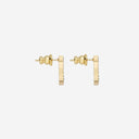 Salvatore Ferragamo Earrings With Gancini Crystals