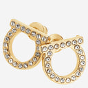 Salvatore Ferragamo Earrings With Gancini Crystals