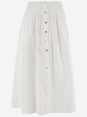 Tory Burch Stretch Cotton Skirt