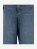Jeans en coton de chiffon et d'os