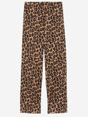 Aspesi Stretch Cotton Pants avec imprimé léopard
