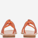 Kima Leather Sandals With Rhinestones