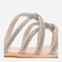 Sandales en cuir Kima avec strass
