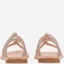 Sandalias de cuero Kima con diamantes de imitación