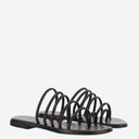 Sandali in pelle Kima con strass