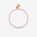 Sorbet Island Shell Bracelet With Glass Beads
