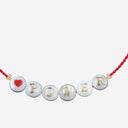 Sorbet Island Shell Bracelet With Glass Beads