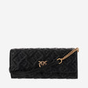 Portefeuille en cuir Pinko Logo