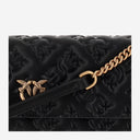 Portefeuille en cuir Pinko Logo