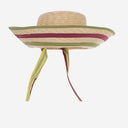 Alexia Alvarez De Toledo Asymmetrical Raffia Hat