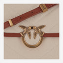 Tela quadrata di borse quadra e borsetta in pelle