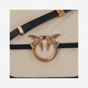 Borsa per love Pinko Borsa quadrata in tela e pelle