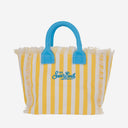 Mc2 Saint Barth Striped Cotton Collette Bag