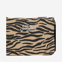 Mc2 Saint Barth Raffia Clutch Bag With Logo