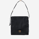 Bolsa de cuero Pinko Square con logotipo