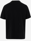Camiseta de algodón amiri con logotipo compensado