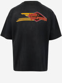 Amiri Cotton T Shirt With Logo Print