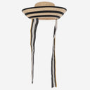 Alexia Alvarez De Toledo Asymmetrical Raffia Hat