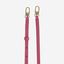 Pinko platte raffia schoudertas