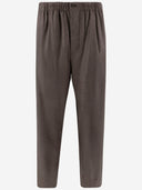 Giorgio Armani Stretch Wool Blend Pants With Pleats