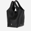 Polo Ralph Lauren Small Polo Play Tote In Grained Leather