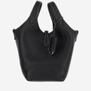 Polo Ralph Lauren Small Polo Play Tote In Grained Leather
