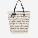 Jw Anderson Cotton Blend Anchor Shopping Bag
