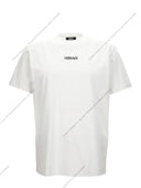 Versace Cotton T Shirt With Logo