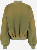 Jw Anderson Cotton Bomber Jacket With Logo