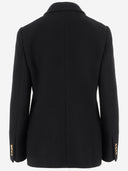 Chloè Double Breasted Bouclé Wool Jacket