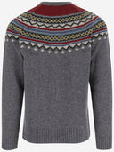 Dsquared2 Wool Sweater With Geometric Pattern