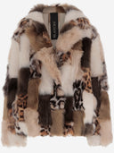Blancha Color Block Shearling Jacket