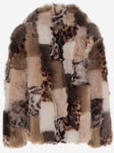 Blancha Color Block Shearling Jacket