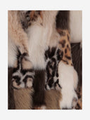 Blancha Color Block Shearling Jacket