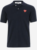 Jouer au polo en coton avec le logo