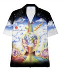 Casablanca Silk Shirt With Graphic Print