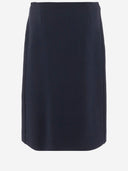 Jil Sander Wool Blend Midi Skirt