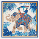Salvatore Ferragamo Silk Scarf With Indian Print